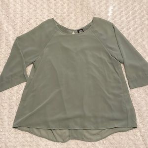 Bobeau Mint Green Blouse